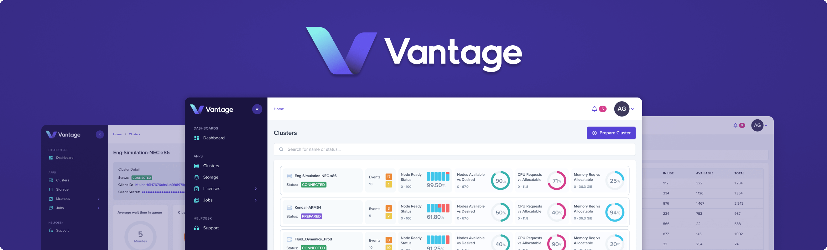 Vantage screenshot